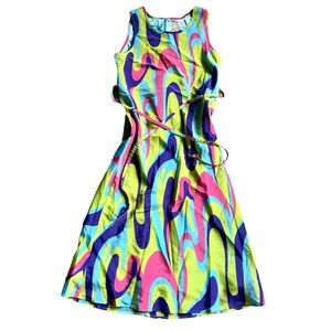 groovy retro vintage cooper key dress 💐